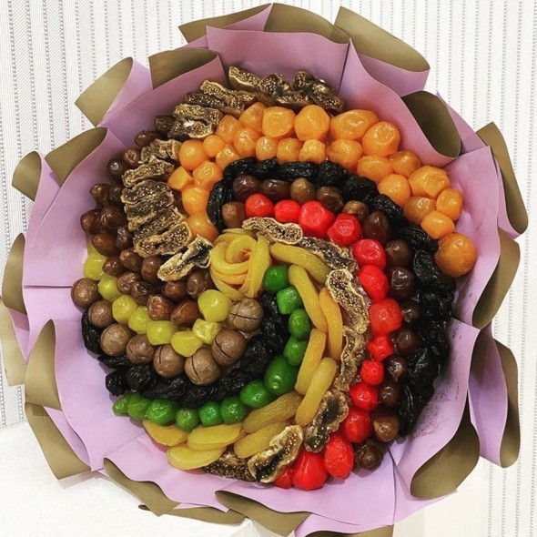 Букет цветов "Букет из сухофруктов" Букет цветов "Букет из сухофруктов"